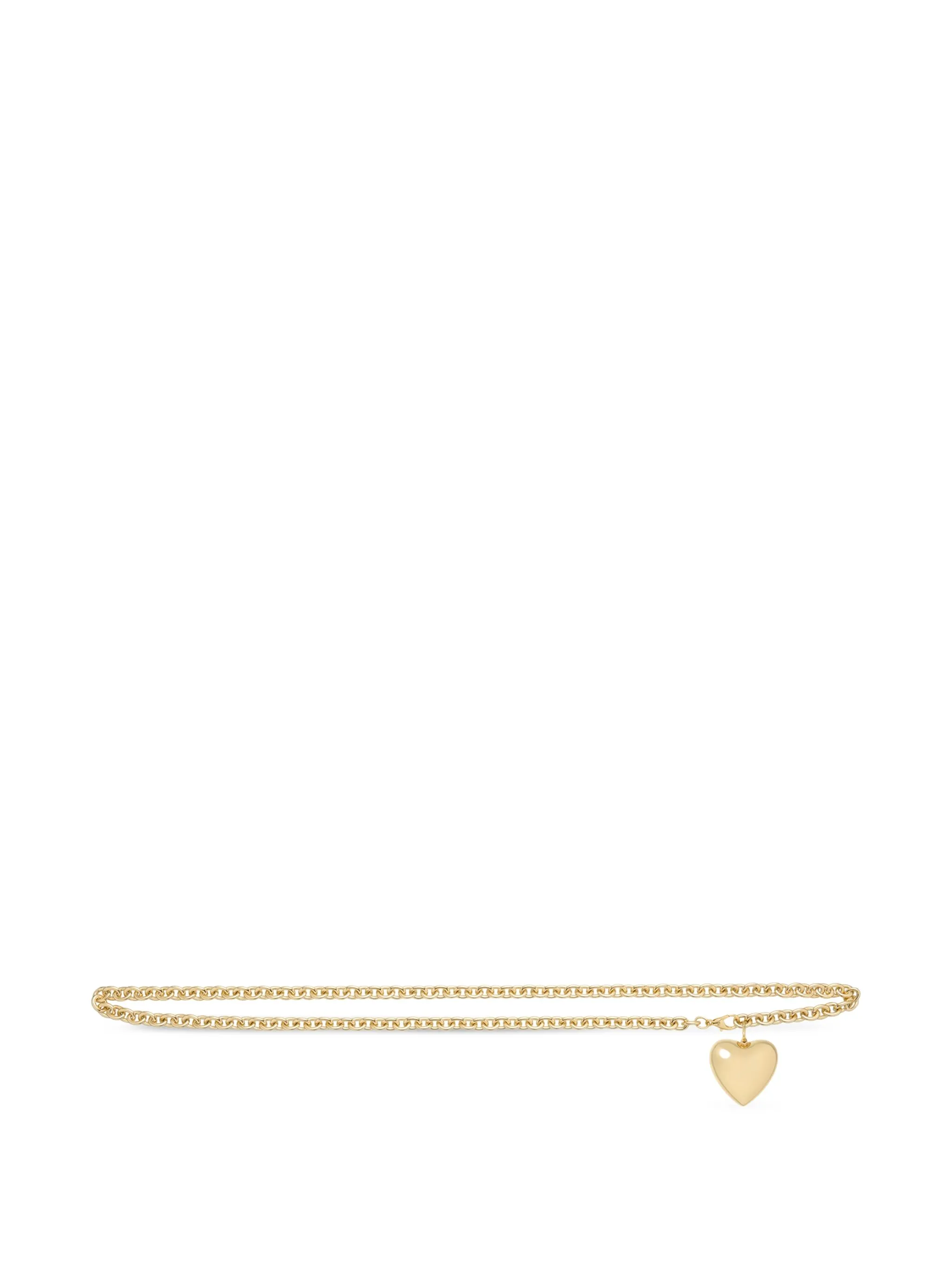 

Ремень с декорированной пряжкой Roxanne Assoulin, золотистый