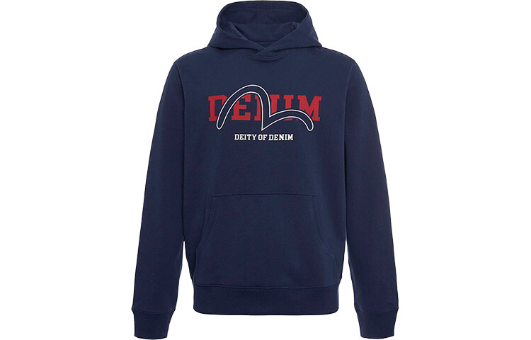 

Толстовка мужская темно-синяя Evisu, темно-синий