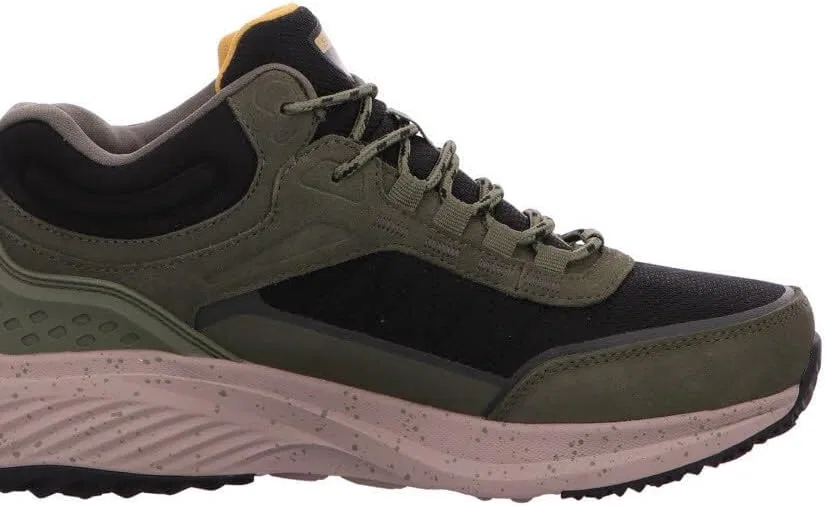 Мужские кроссовки Skechers Bounder RSE Brekor, Olive Nubuck Mesh Tpu Black Trim — фото 4