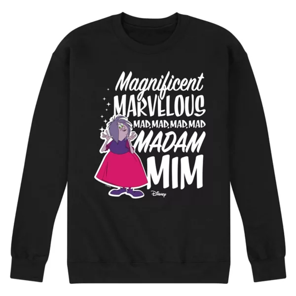 

Великолепная мужская флисовая толстовка «Меч в камне мадам мин.» Disney, черный