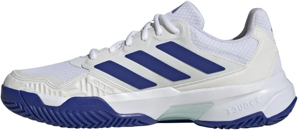 Мужские теннисные кроссовки Courtjam Control 3 adidas, белый