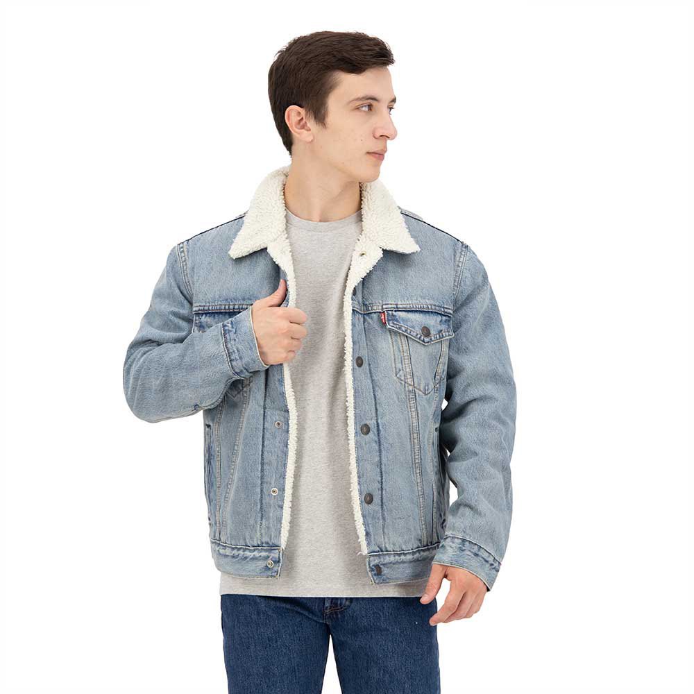 

Куртка Levi's Sherpa, синий