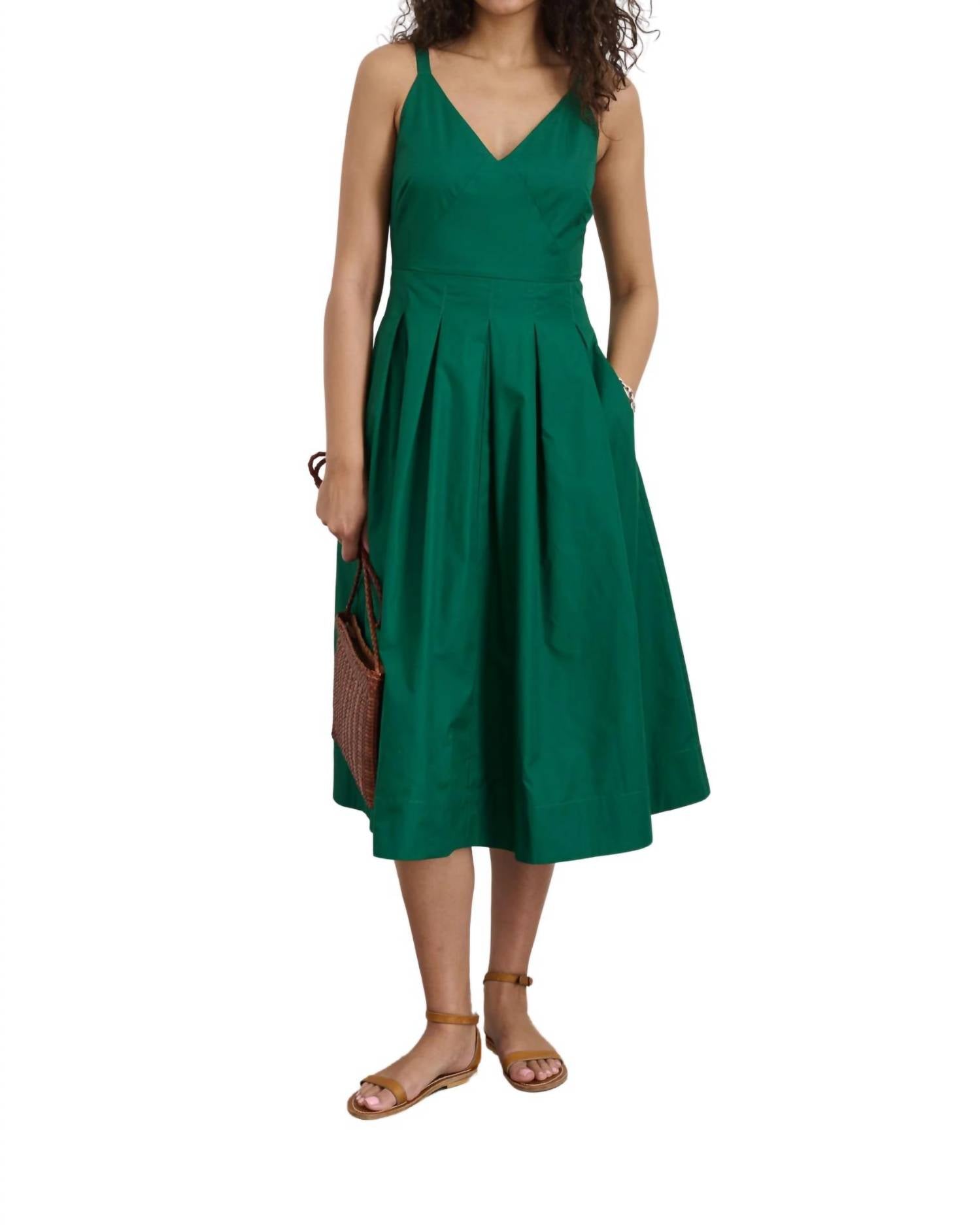 

Платье Abby в цвете малахита ALEX MILL, Malachite