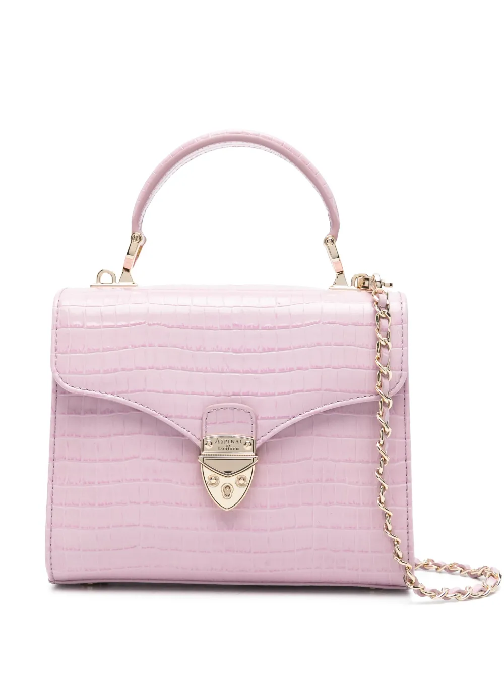 

Сумка-тоут Mayfair среднего размера Aspinal Of London, фиолетовый