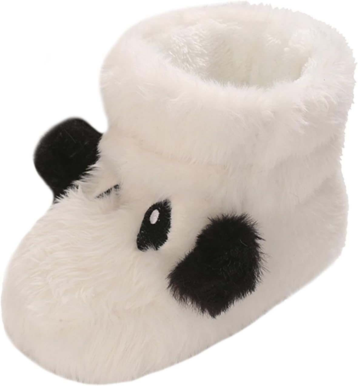 

Детские ботиночки для девочек и мальчиков на зиму, мягкая подошва, флисовая обувь с теплой подкладкой, милые ботинки, противоскользящие, для щиколотки, 0-18 месяцев Adigau, White & Black