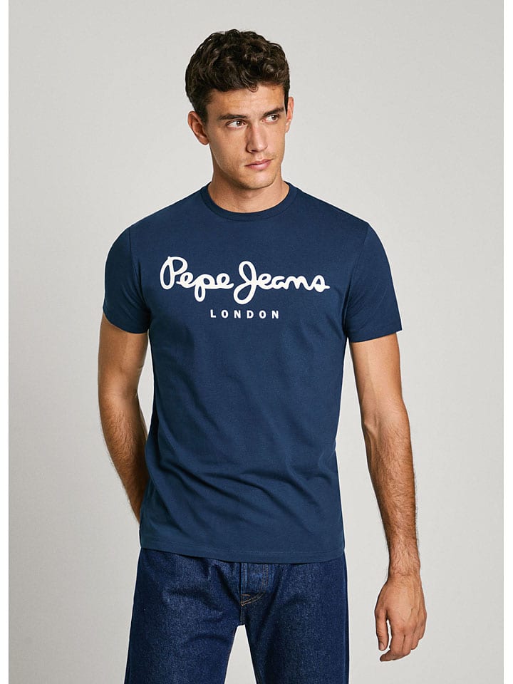 

Pepe Jeans Рубашка синего цвета