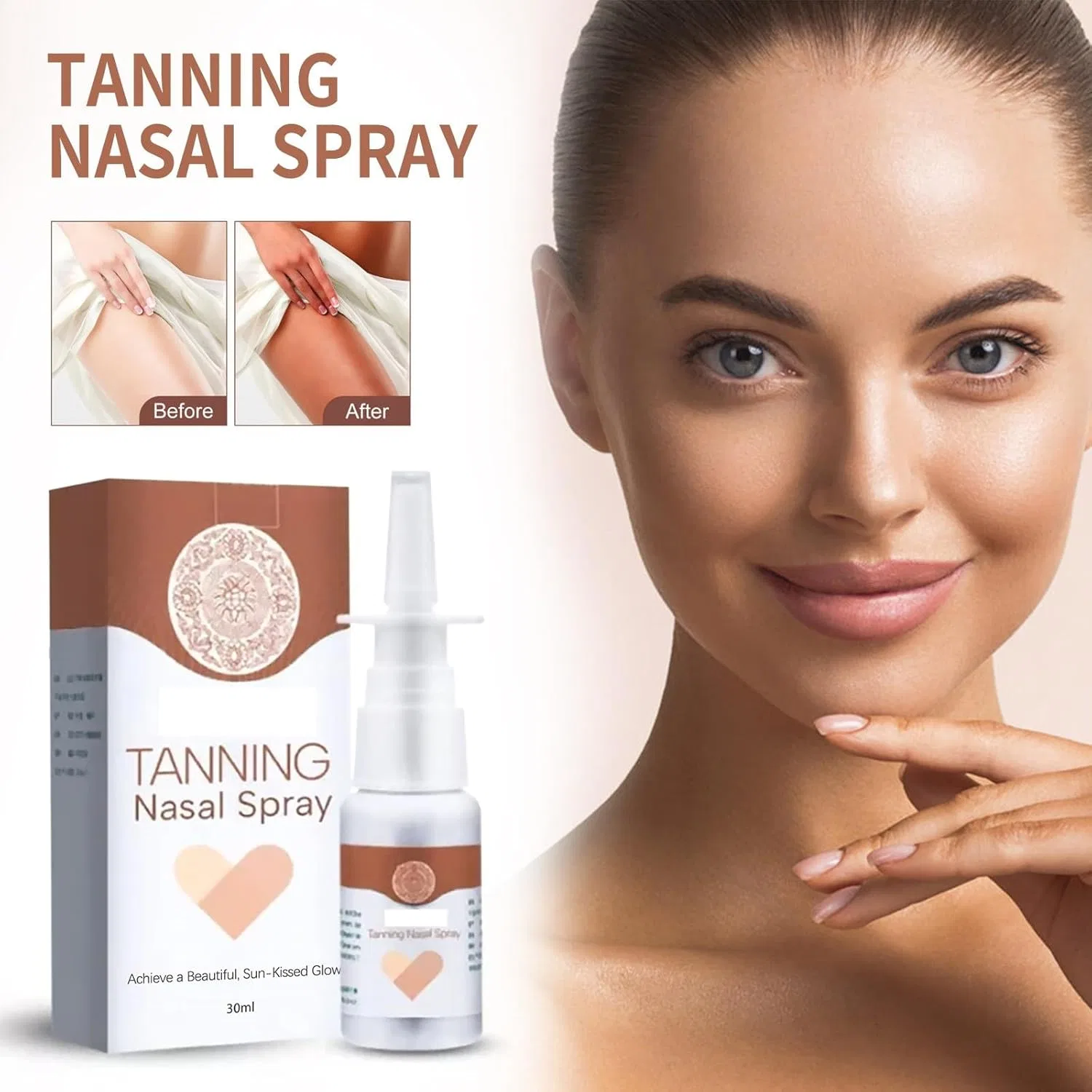 Набор для автозагара Natural Tan Enhancer Sunless Bronze Spray 30 мл — фото 3