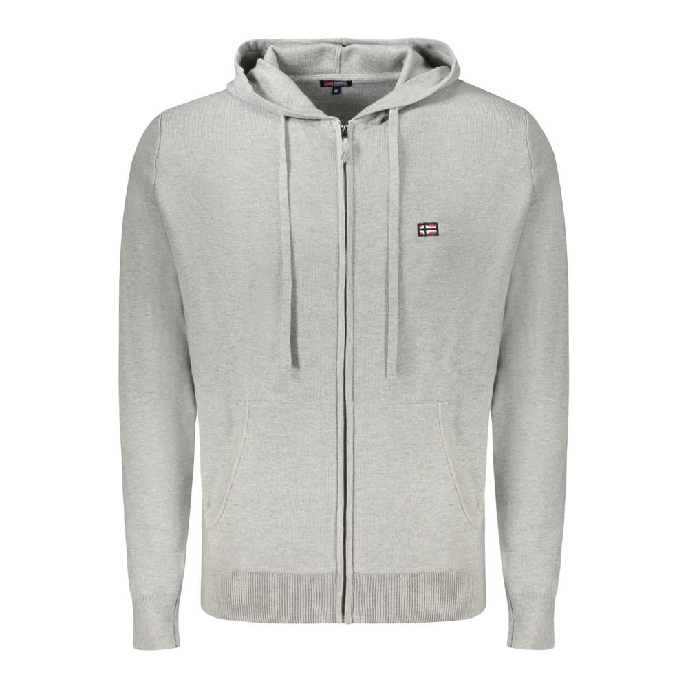 

Серый полиамидный мужской кардиган Geographical Norway
