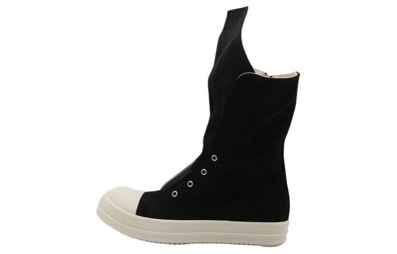 

Хлопковые кроссовки с люверсами Rick Owens DRKSHDW, Black