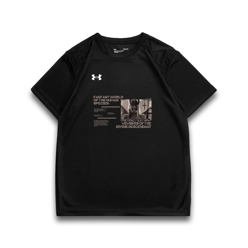 

Under Armour Футболка унисекс черная, Черный, Under Armour Футболка унисекс черная