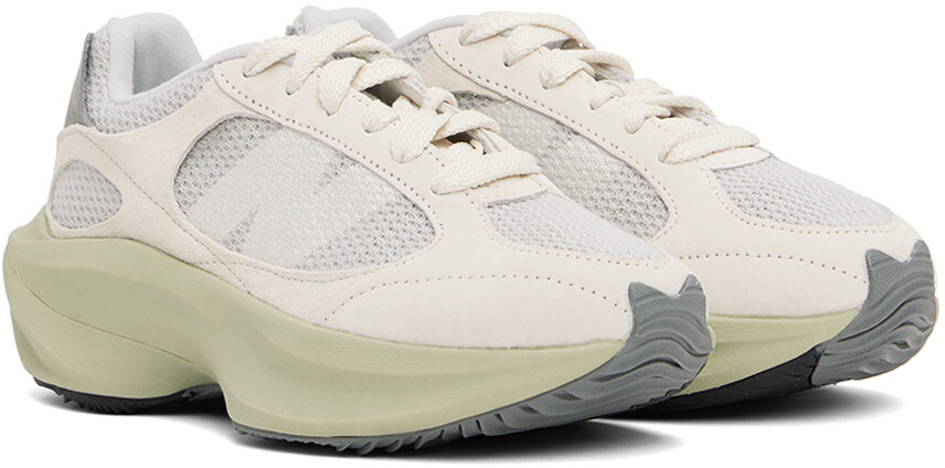 Серые и кремово-белые кроссовки WRPD New Balance — фото 4