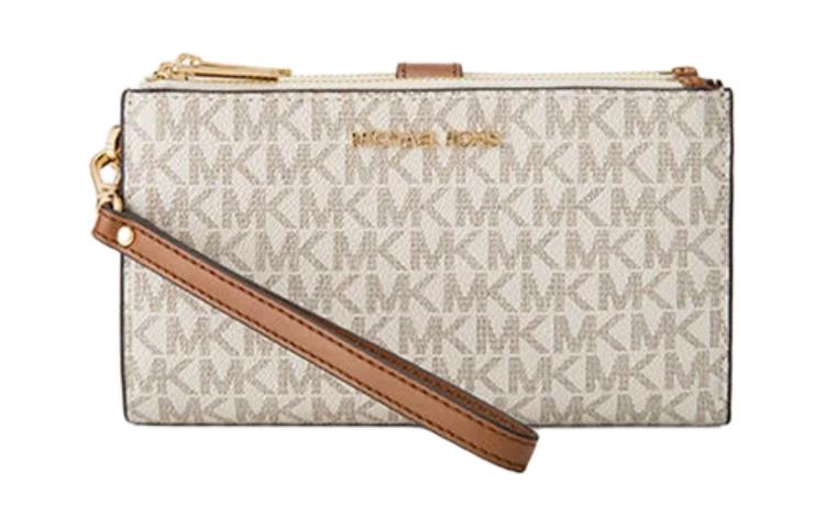 

MICHAEL KORS Кошелек Jet Set Travel Coated Canvas With Polyester для женщин, цвет Vanilla White