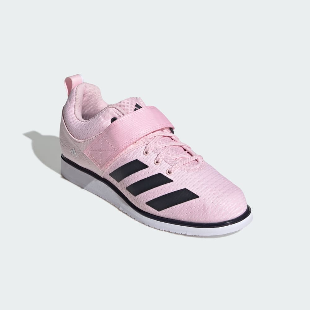 Кроссовки Adidas Powerlift 5 Weightlifting Shoes, цвет Clear Pink/Carbon/Cloud White — фото 4