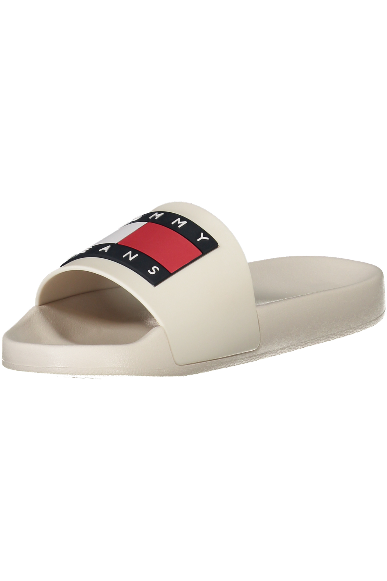 Шлепанцы женские Tommy Hilfiger с логотипом, белый — фото 3