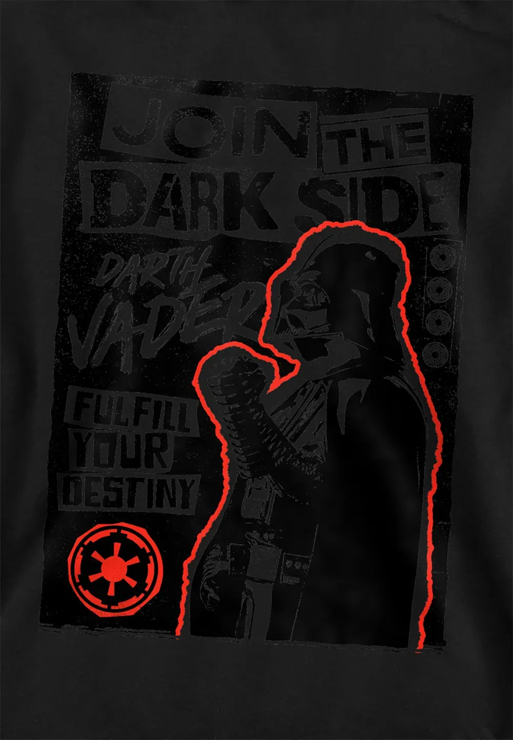 Детский худи Darth Vader Disney, черный — фото 2