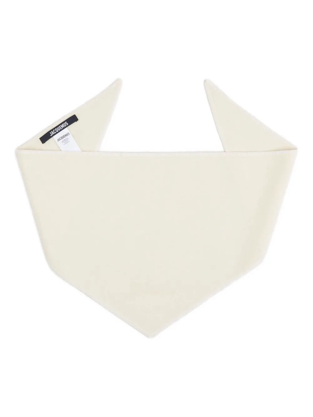 

Шарф треугольной формы Jacquemus, нейтральный