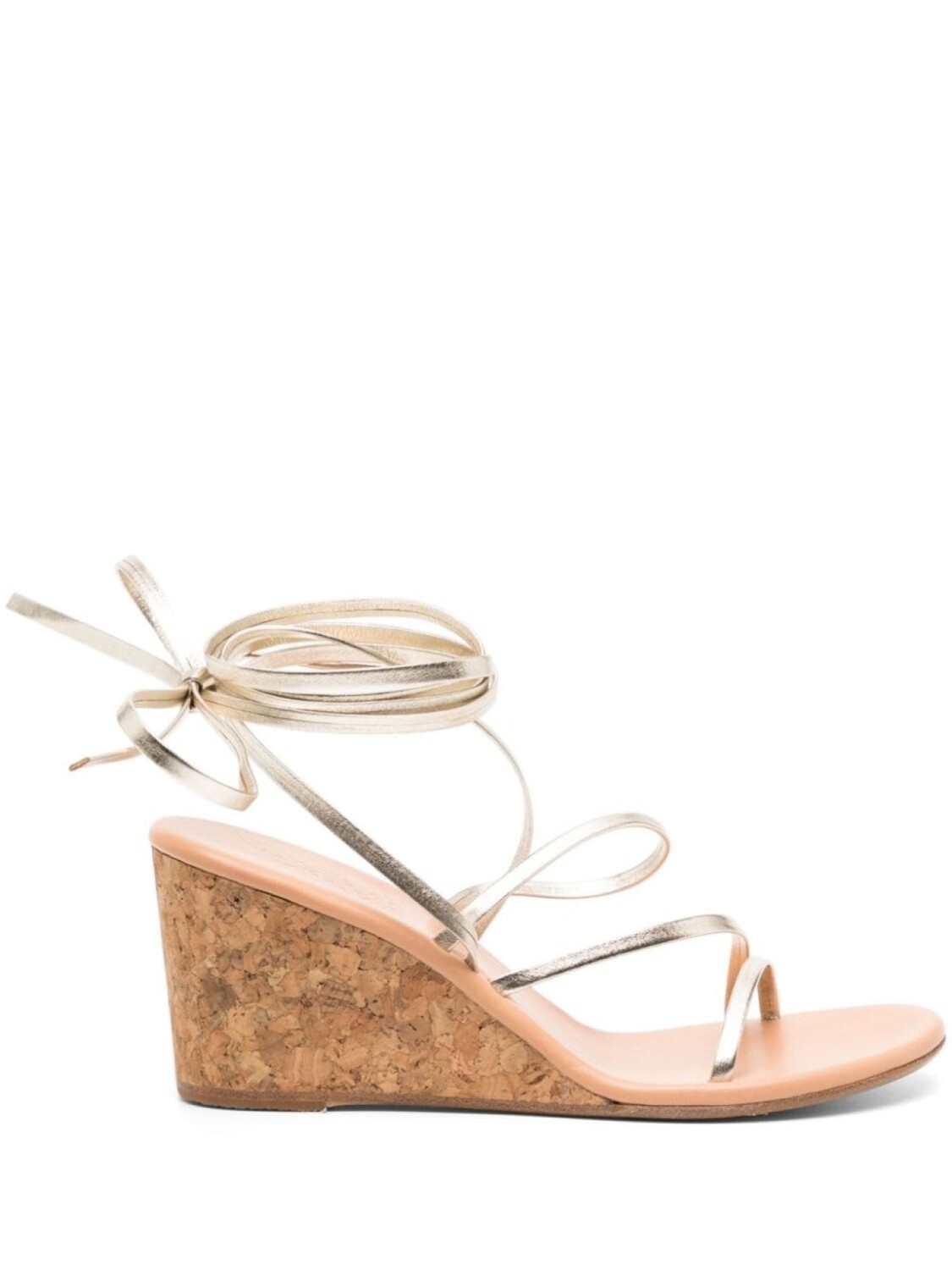 

Ancient Greek Sandals босоножки Lithi 75 на танкетке, золотистый