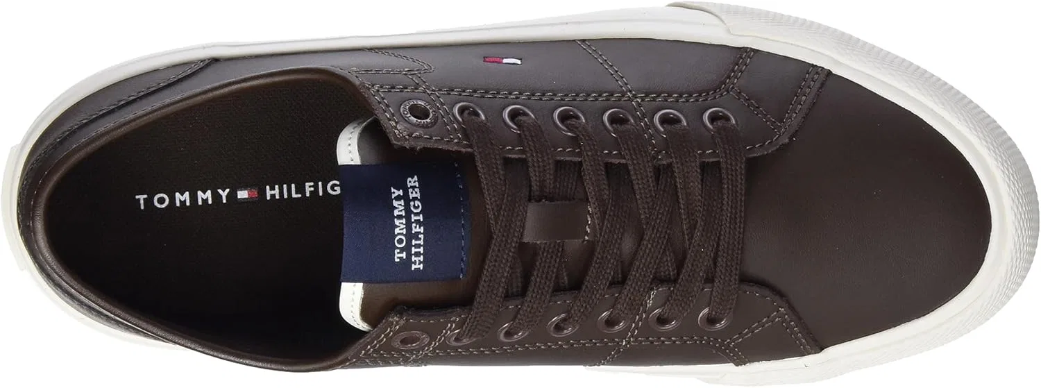 Мужские вулканизированные кроссовки Tommy Hilfiger Core Vulc Cleated LTH, Brown Cocoa — фото 3