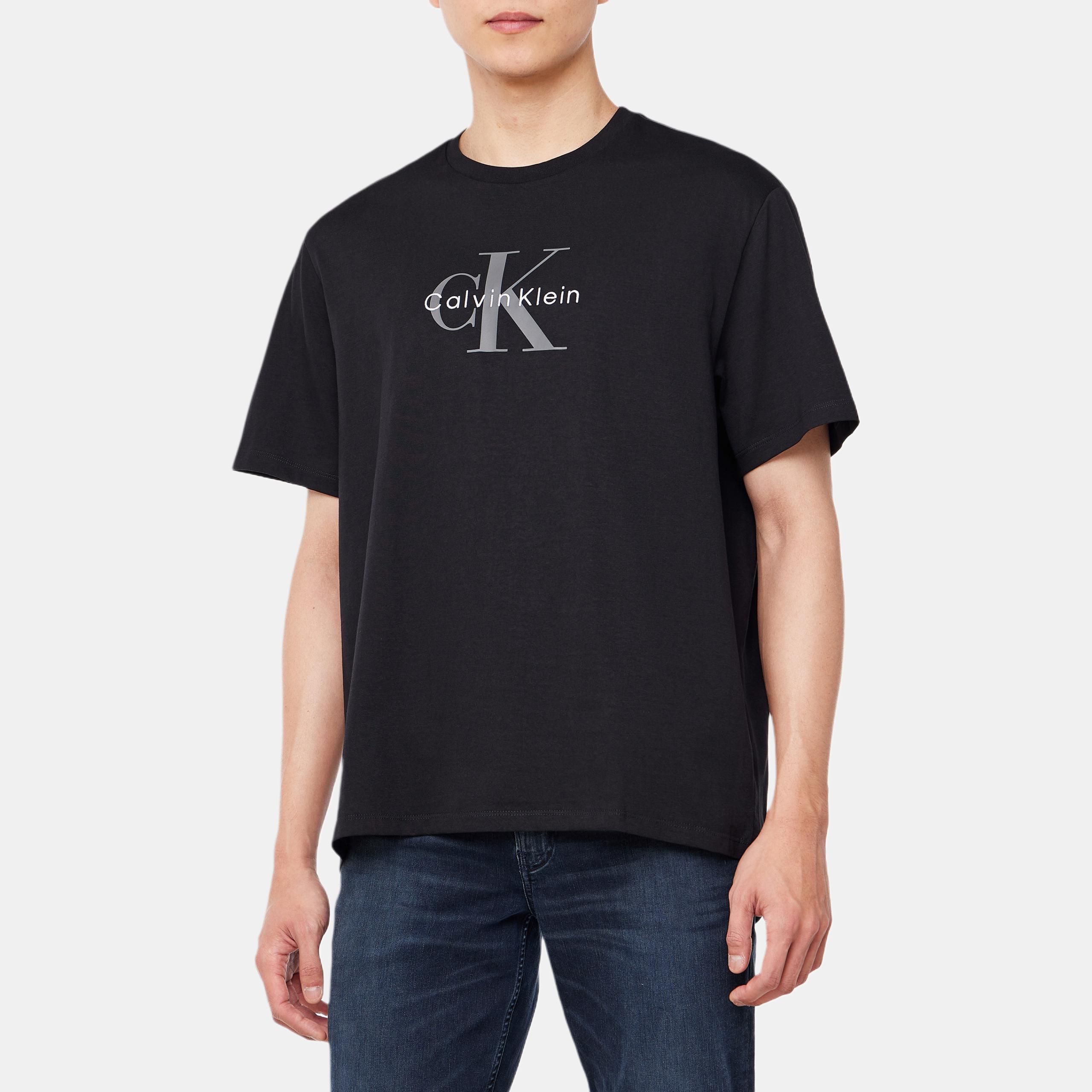 Футболка Calvin Klein Monologo, черный — фото 4