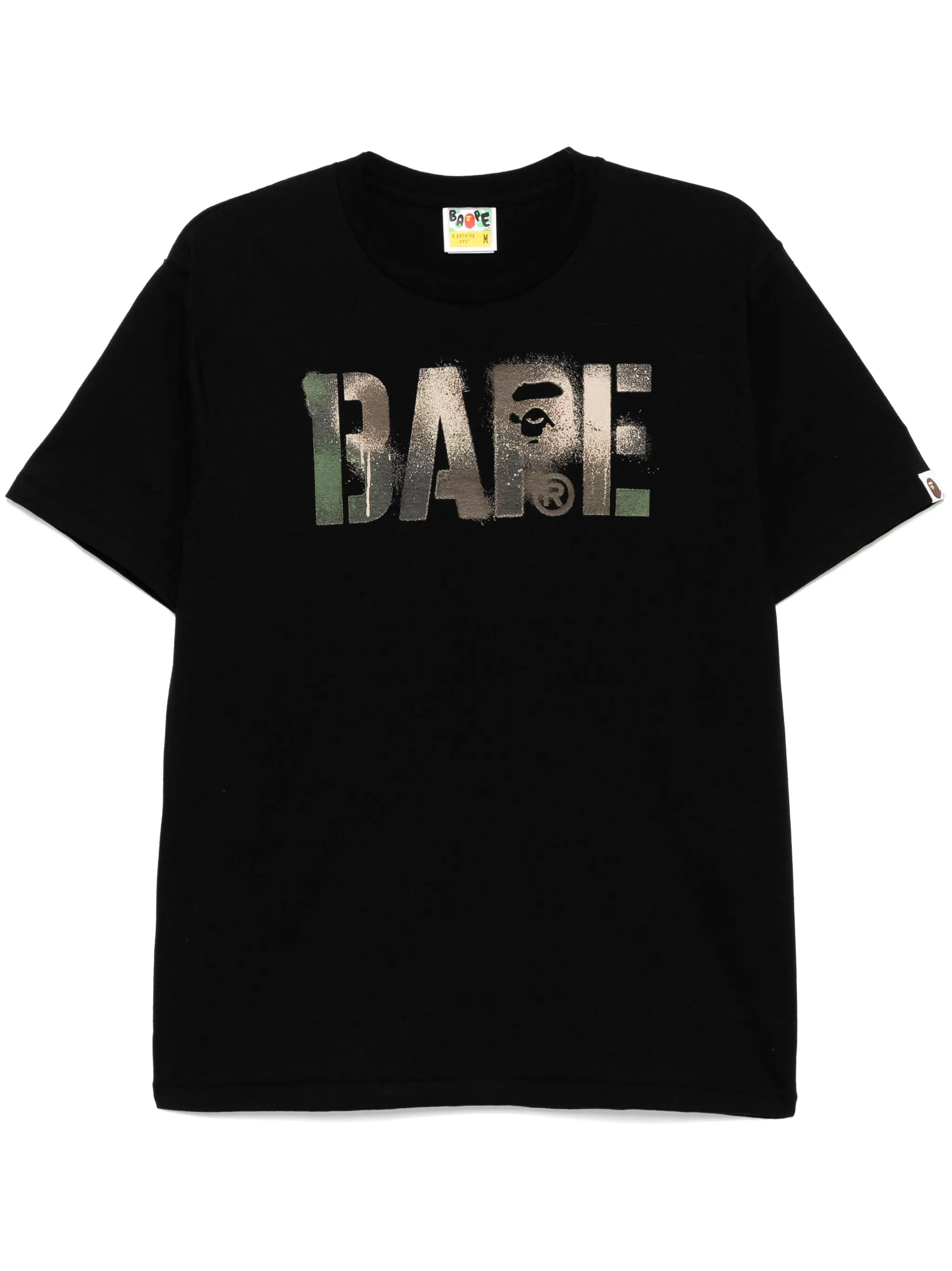 

Футболка с принтом A Bathing Ape, черный