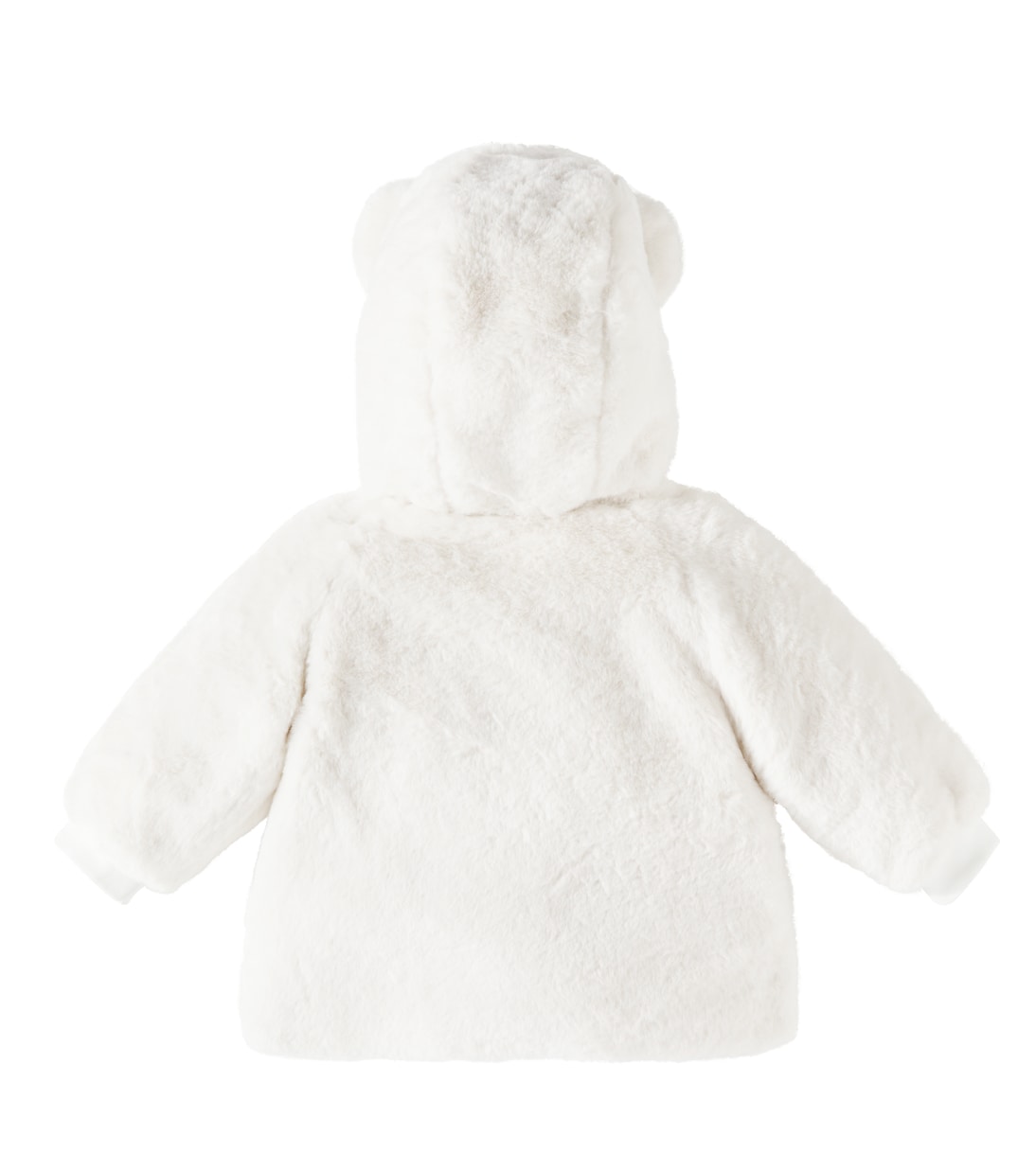 Куртка из искусственного меха Baby Teddy Bear Moschino Kids, Cloud — фото 2