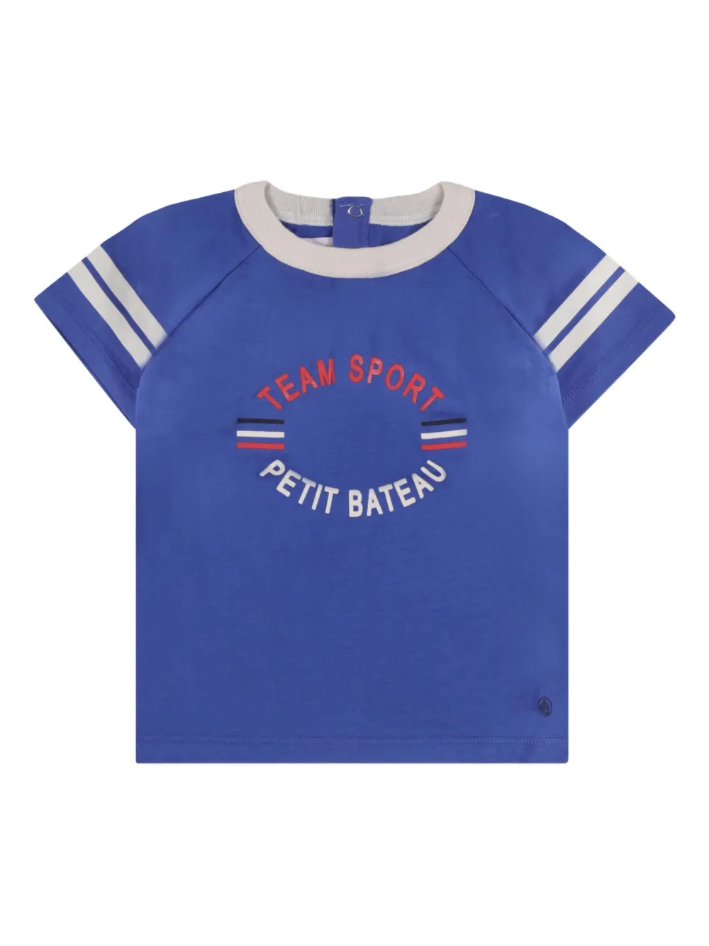 

Футболка из органического хлопка с рукавами реглан Petit Bateau, синий