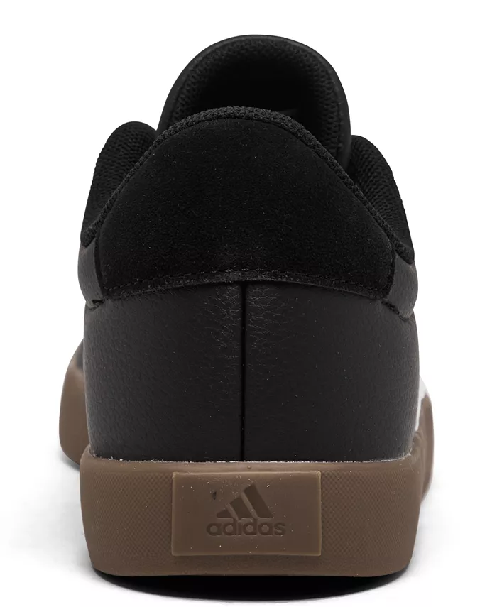 Кроссовки VL Court 3.0 для подростков от Finish Line adidas, черный — фото 4