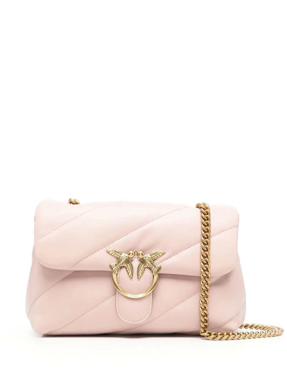

Сумка через плечо Love Classic Puff PINKO, розовый