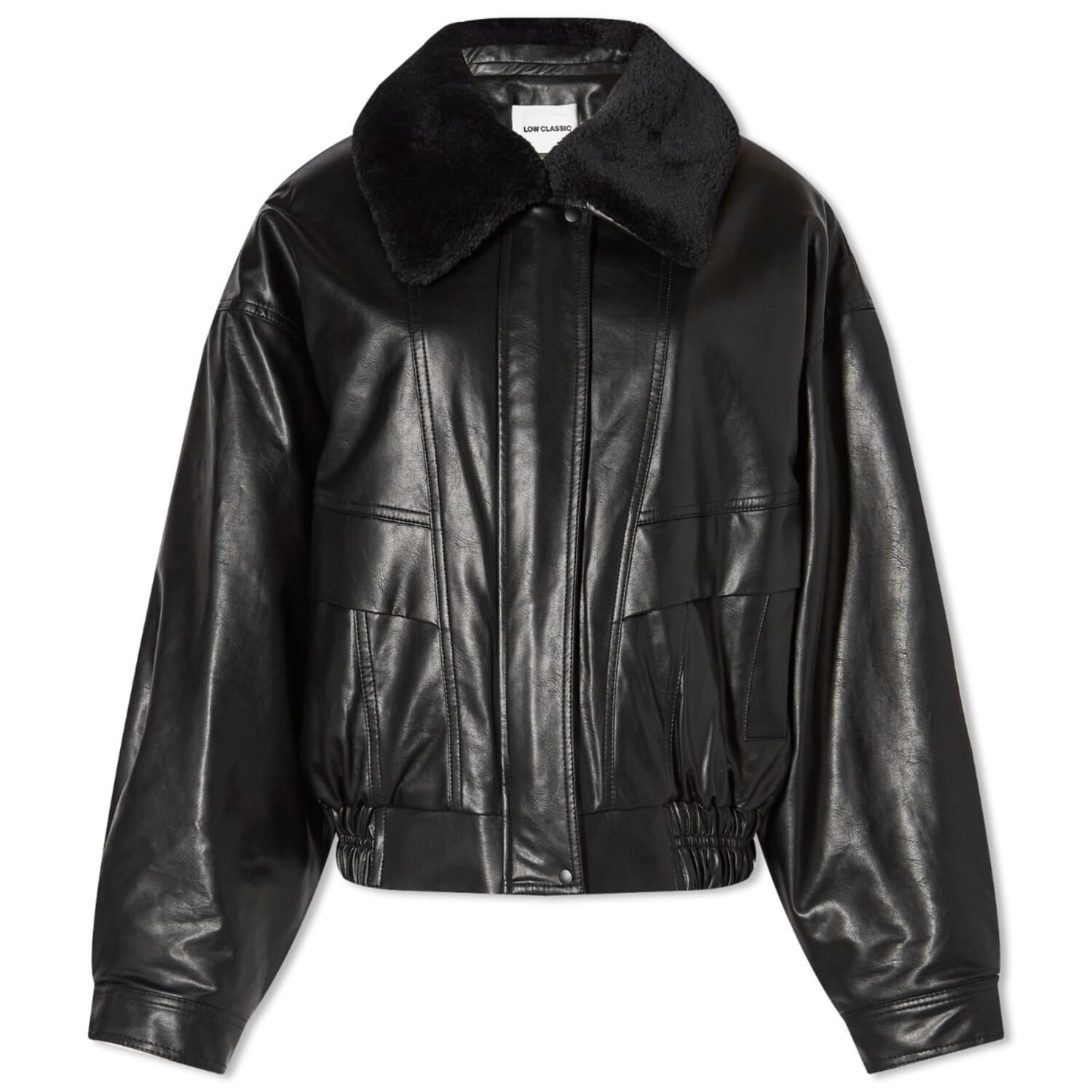 

Куртка Low Classic Faux Leather Short, черный