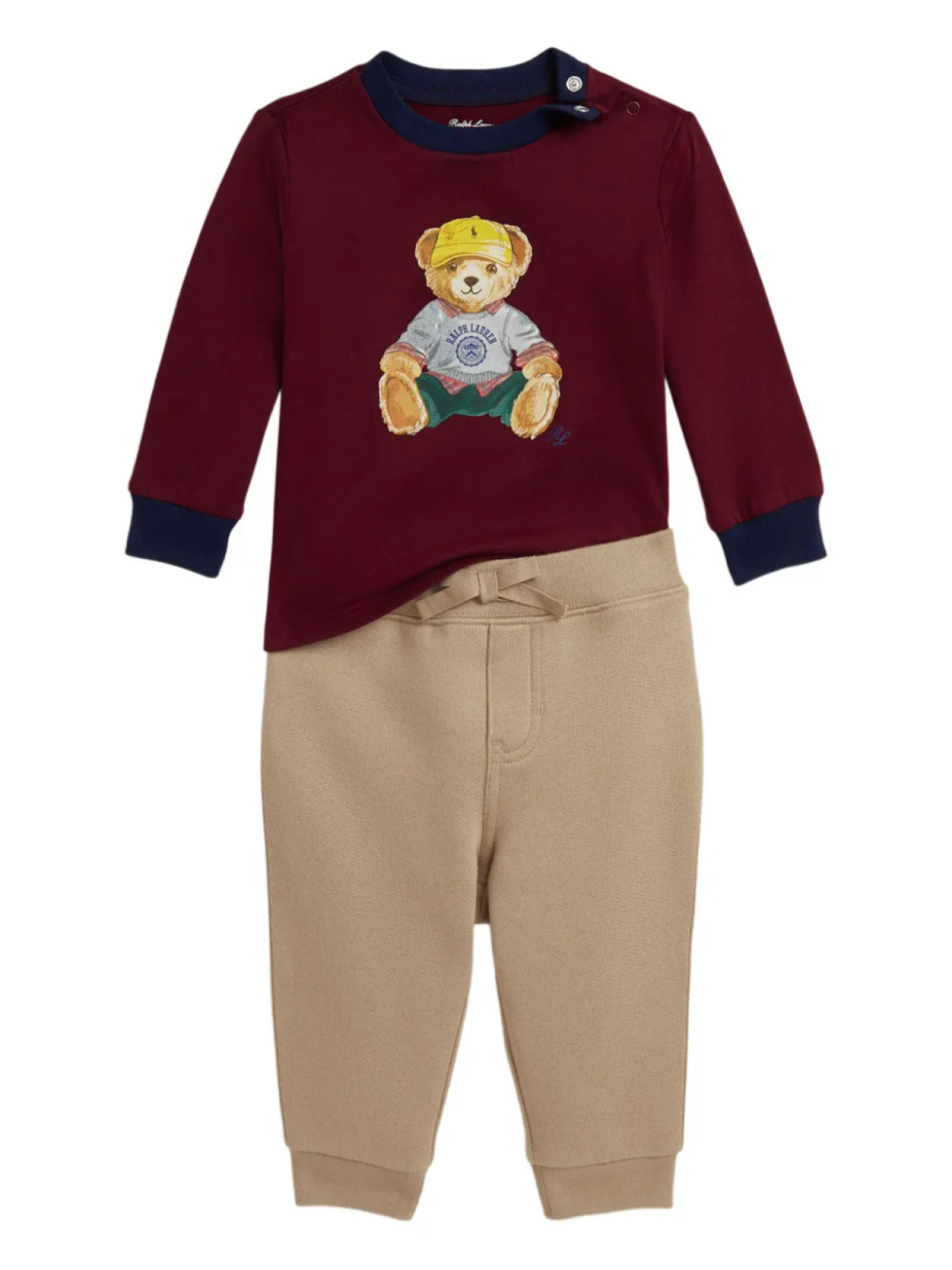 

POLO RALPH LAUREN KIDS декорированный спортивный костюм, красный