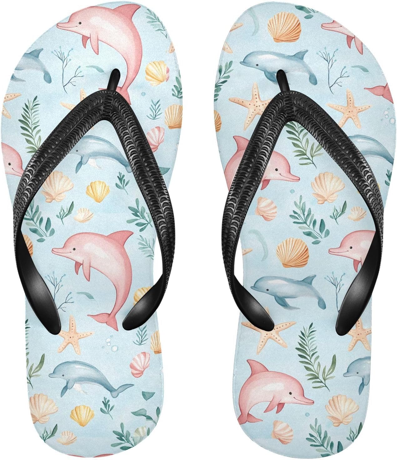 

Женские и мужские пляжные сандалии-сланцы Dolphin Starfish Shell для лета, для душа 20861651 Kfbe