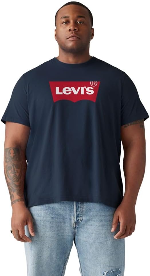 

Мужская футболка с рисунком Levi's (также доступна в размерах Big и Tall), Big Graphic Tee Dress Blues, Синий, Мужская футболка с рисунком Levi's (также доступна в размерах Big и Tall), Big Graphic Tee Dress Blues