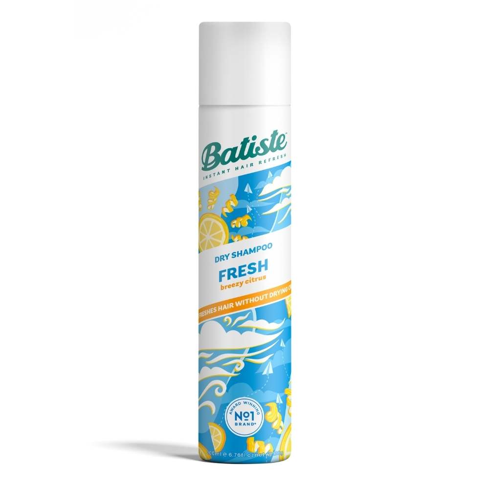 

Шампунь для сухих волос со свежим ароматом fresh dry shampoo Batiste, 200 мл