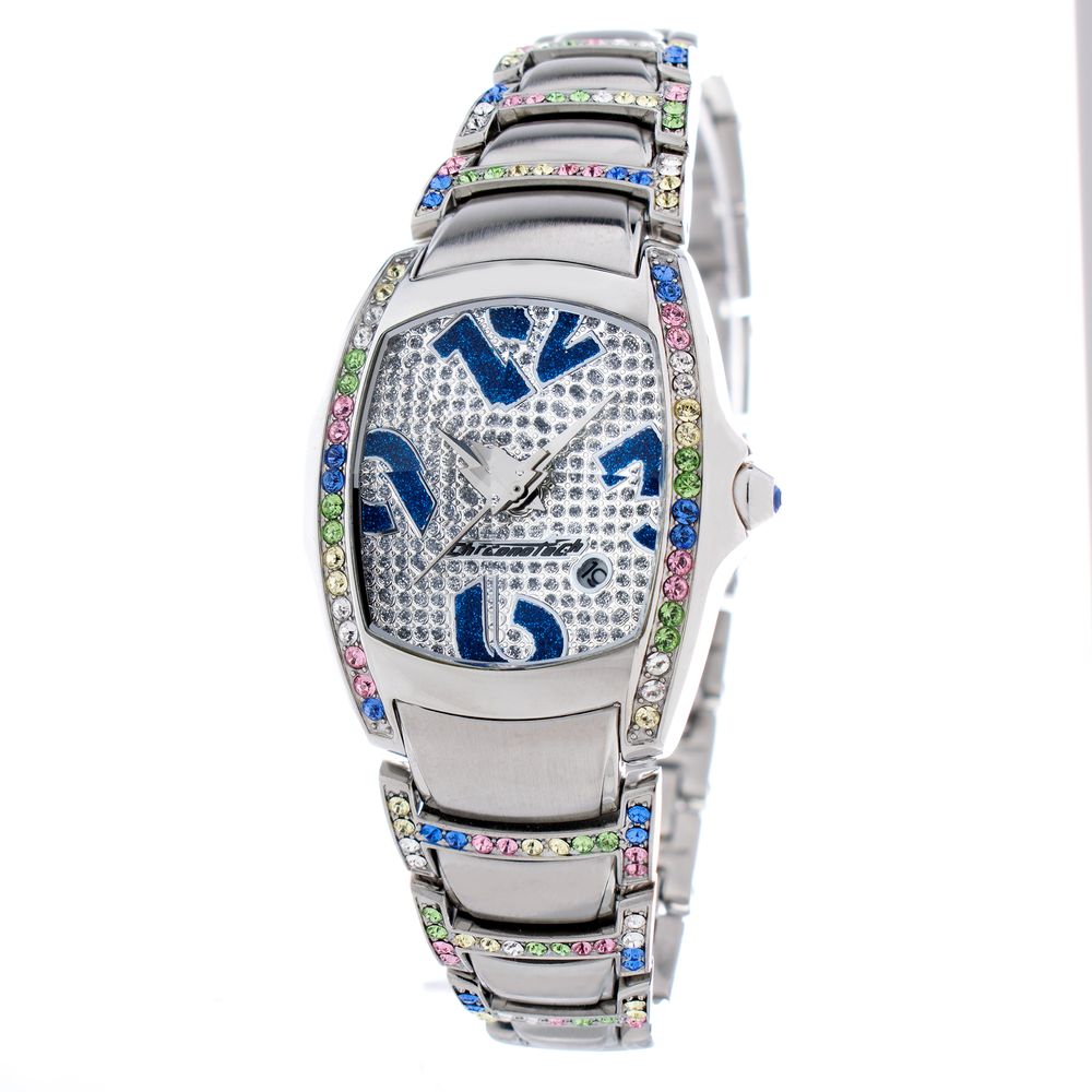 

Серебряные часы из нержавеющей стали Chronotech