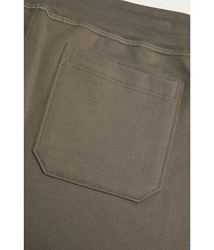 Детские шорты Barefoot Dreams Olive Branch, 100% хлопок, пояс на шнуровке, модель JDM1250 — фото 4
