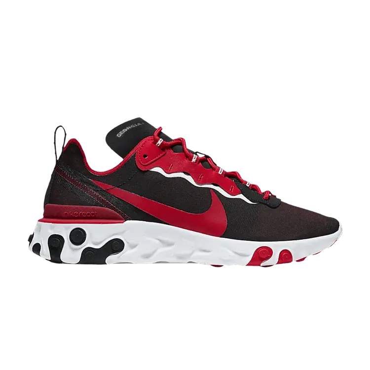 

Кроссовки Nike React Element 55 'Georgia Bulldogs', черный