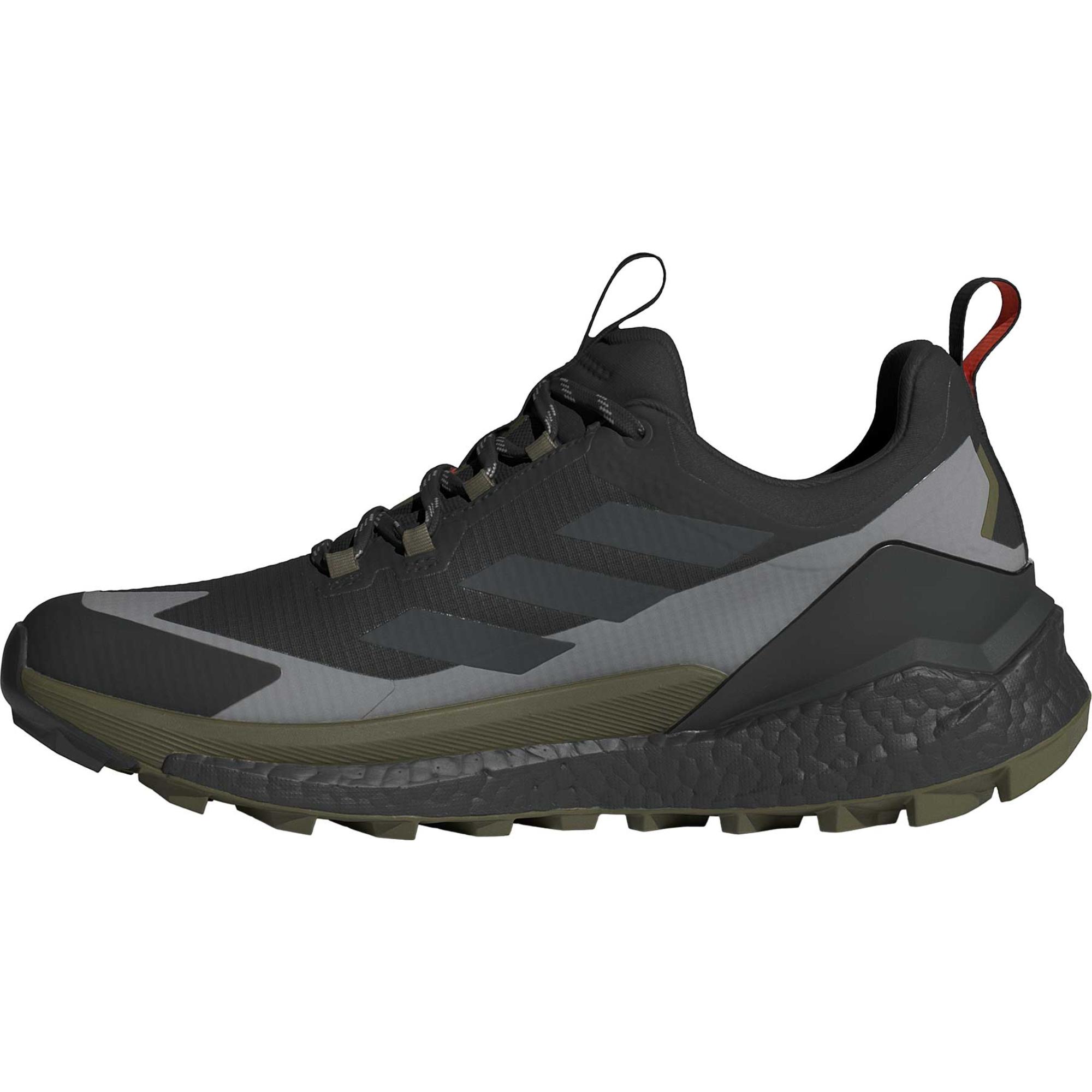 Мужские походные ботинки Terrex Free Hiker 2.0 Low Gore-Tex Adidas, Balck/Carbon/Olive Strata — фото 3