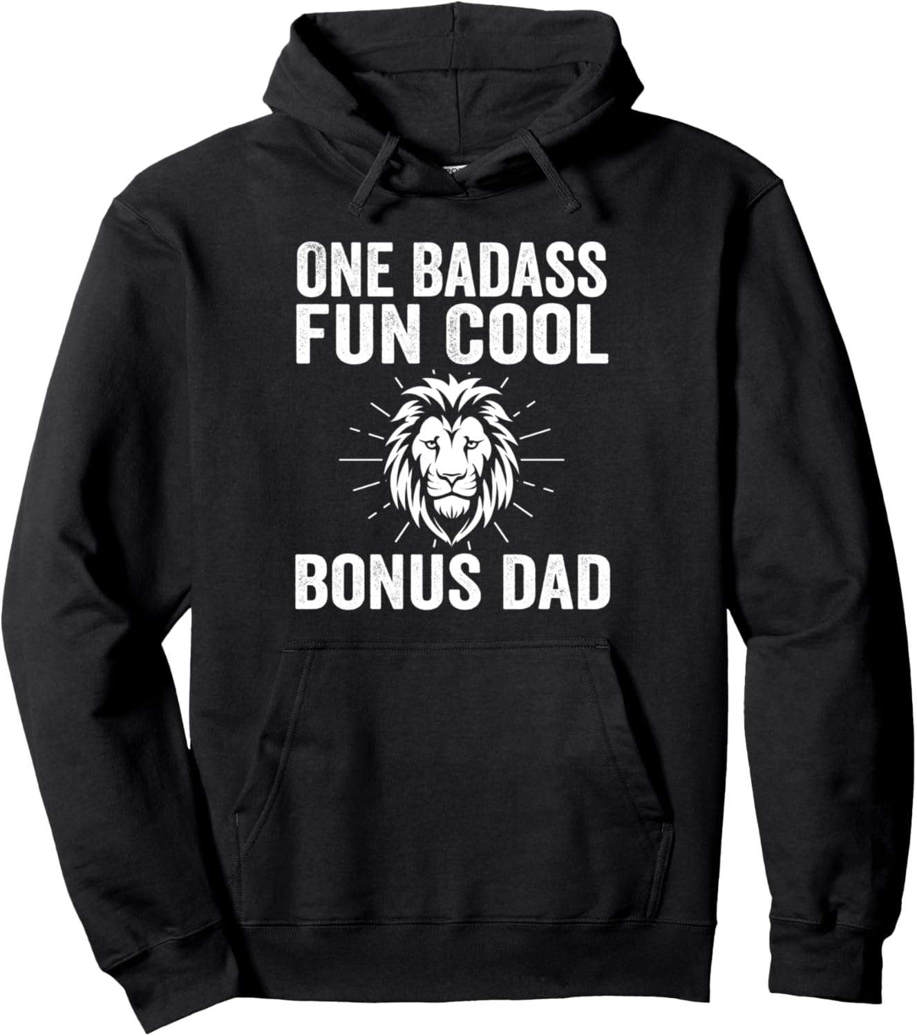 

Одна забавная крутая толстовка для папы и отчима Humor Step Dad & Bonus Dad Gift Ideas, черный