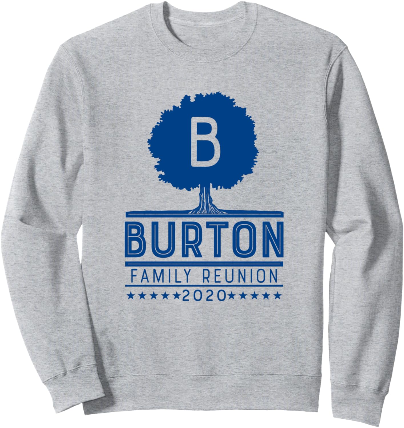 

Толстовка «Воссоединение семьи Бертон 2020» Ezfamtees, серый