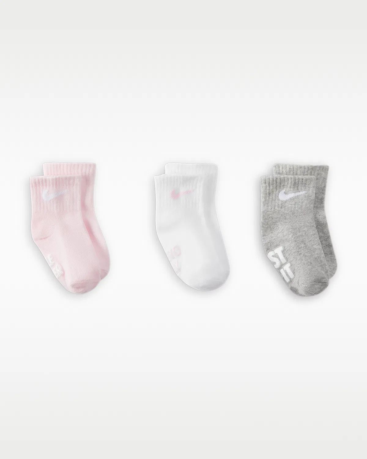 Носки детские Nike Verbiage Gripper Socks (3 пары), Pink Foam — фото 2