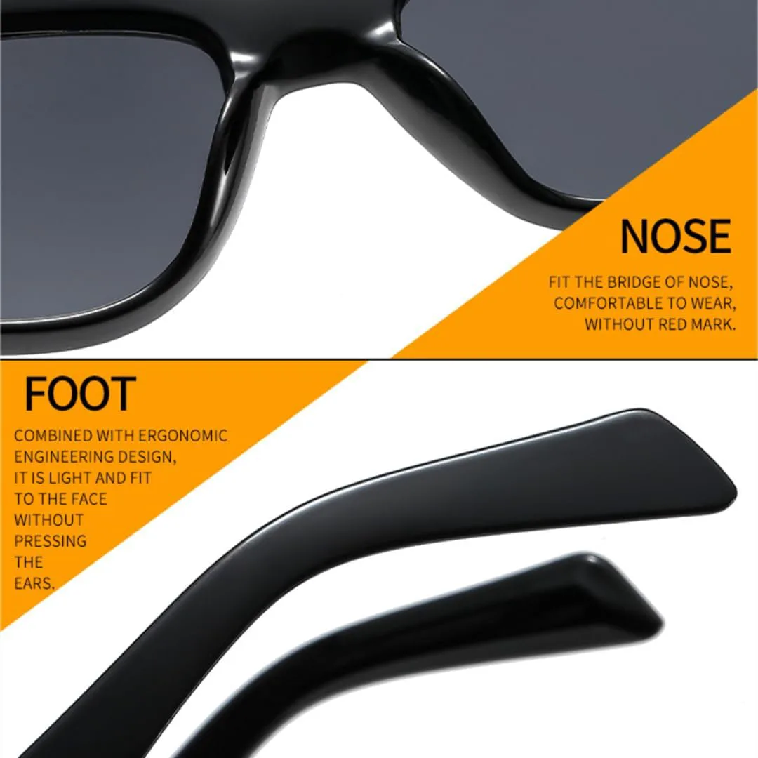 

Ретро-очки необычной формы «кошачий глаз» для женщин и мужчин, модные солнцезащитные очки с защитой от УФ-излучения UV400 и леопардовым принтом TVTBBVV, White Grey