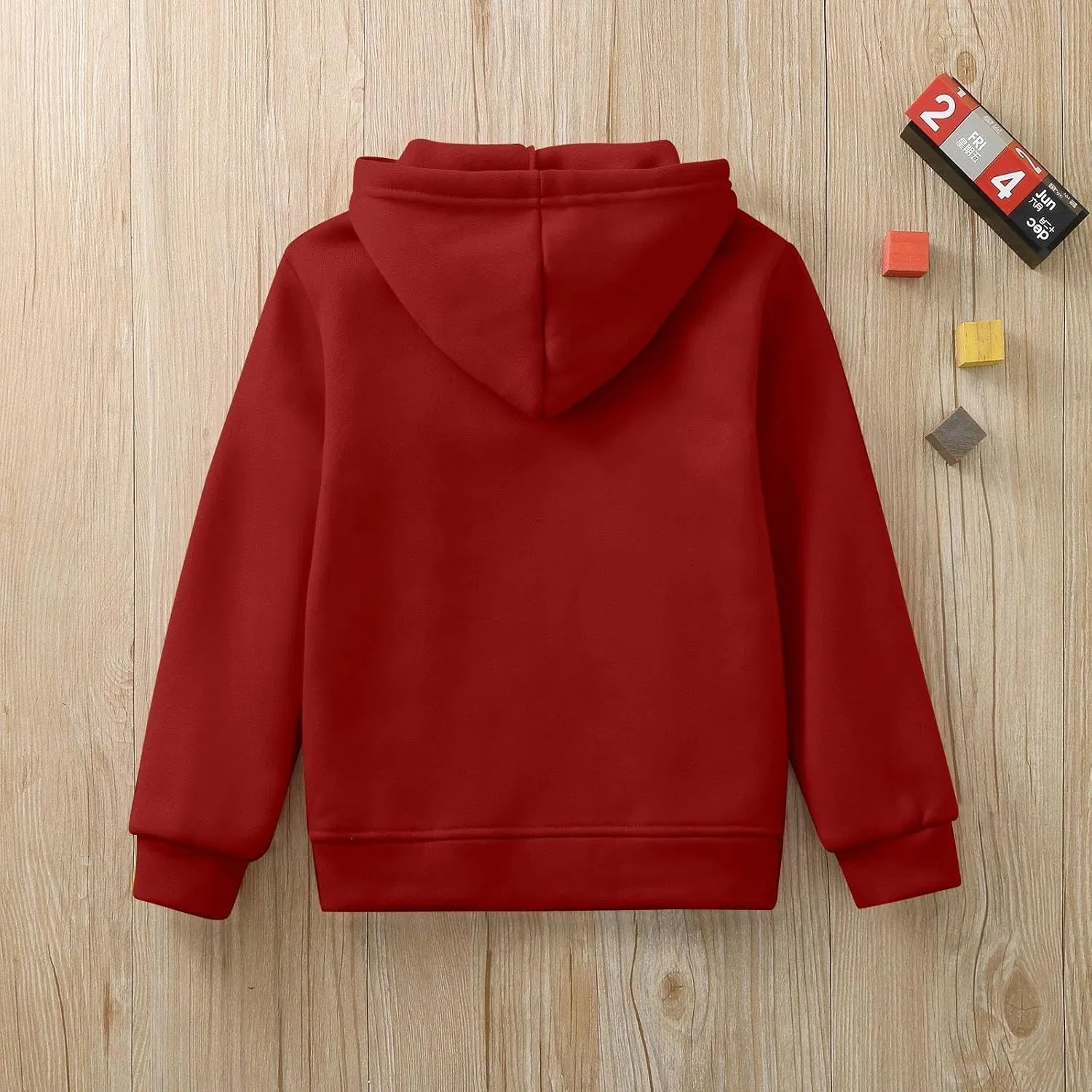 Детский спортивный костюм с капюшоном, Generic, 2 предмета, Red — фото 3