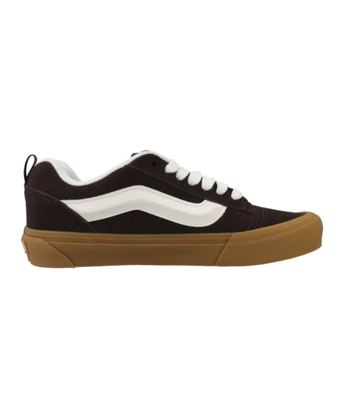 Классические школьные кроссовки Vans, коричневый — фото 4