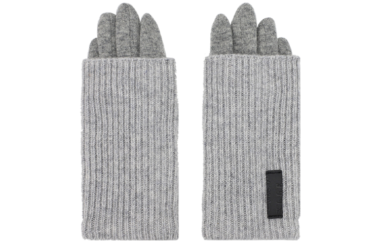 

Вязаные перчатки Women's ELLE, серебро mist серый