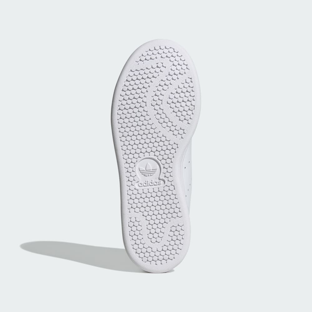 Кроссовки Adidas Stan Smith Shoes Kids, цвет Cloud White/Cloud White/Bold Pink — фото 3