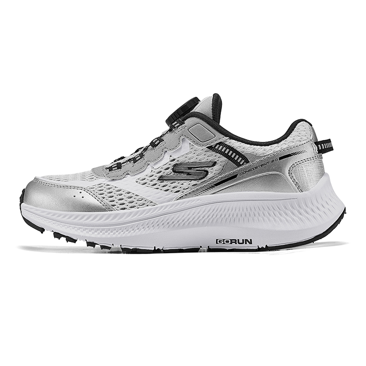 

Кроссовки для бега для детей, МАЛЬЧИКИ Skechers Kids, серебряный/белый