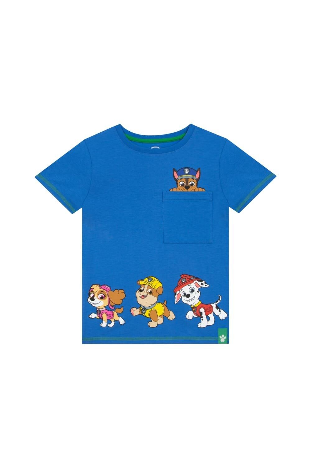 

Карманная футболка Paw Patrol, синий