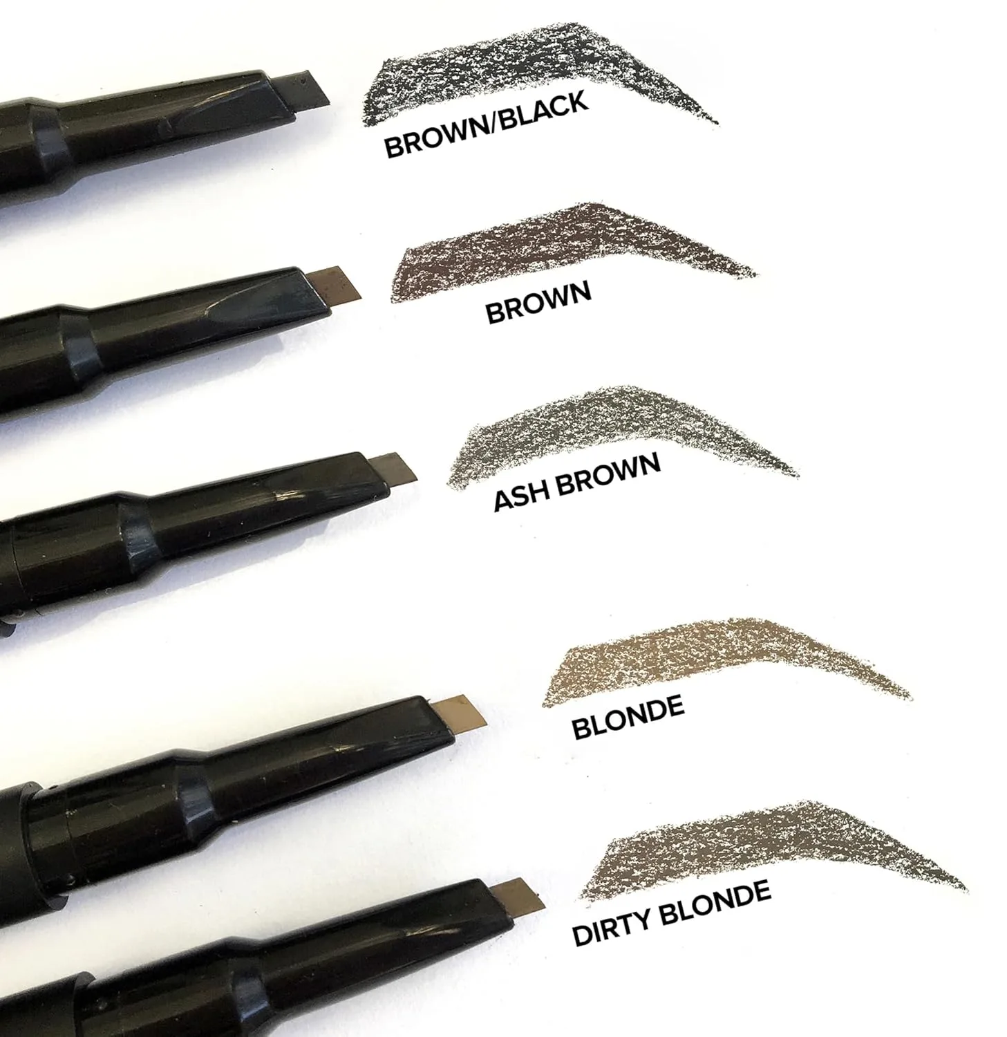 Карандаш для бровей Nudestix Stylus с гелем - двусторонний инструмент для оформления бровей с прецизионным карандашом и прозрачным гелем для придания формы, заполнения и фиксации., BROWN BLACK — фото 3