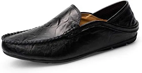Лоферы кожаные мокасины Black Zestrelax