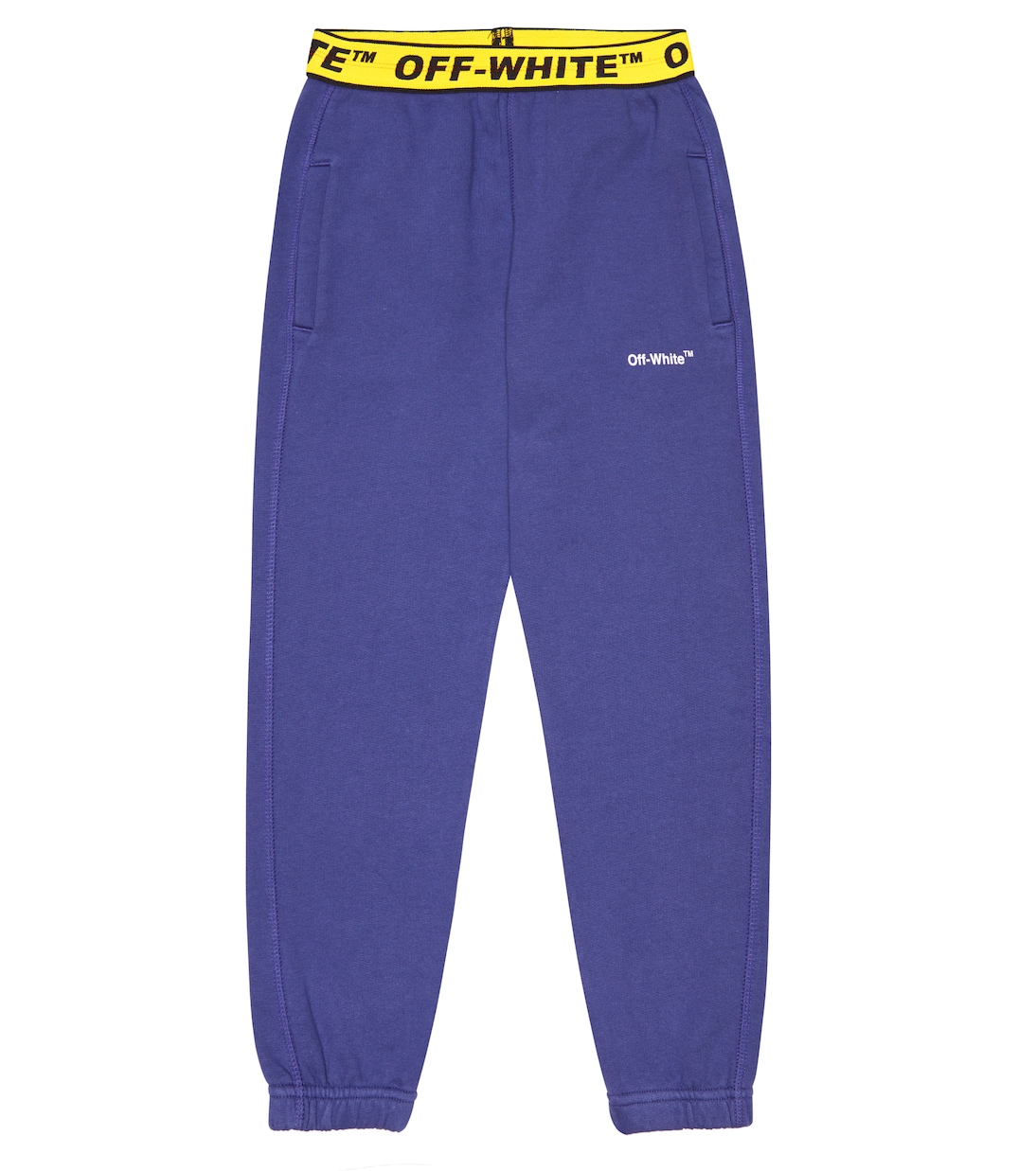 

Спортивные брюки из хлопкового джерси с логотипом Off-White Kids, Navy Blue Ye